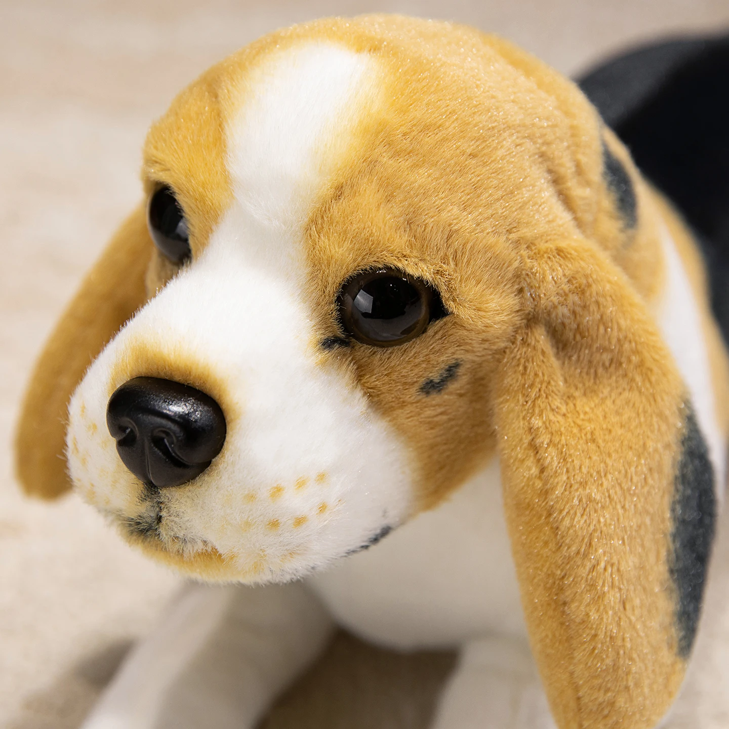 Lebensechtes Hunde-Plüschtier, flauschige Kuscheltiere, Beagle, weiche Puppe, echte 50 cm Hund, Heimdekoration, Kinderspielzeug, Geburtstagsgeschenk für Hundeliebhaber