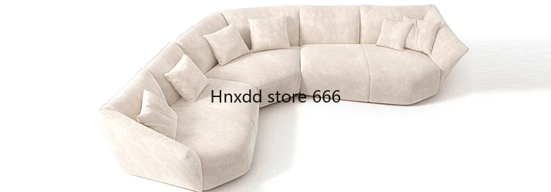 

Petal sofa living room light luxury modern curved large apartment