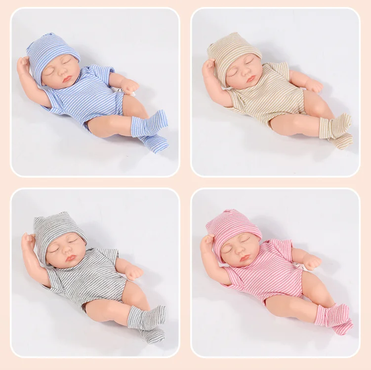 Neue Puppenkleidung für 8 Zoll (20 cm) Reborn-Babypuppen, Niedliche Puppenkleidung, Accessoires, Pullover, DIY-Spielzeug, Babypuppen-Outfit, Geschenke für Mädchen – Detail 4