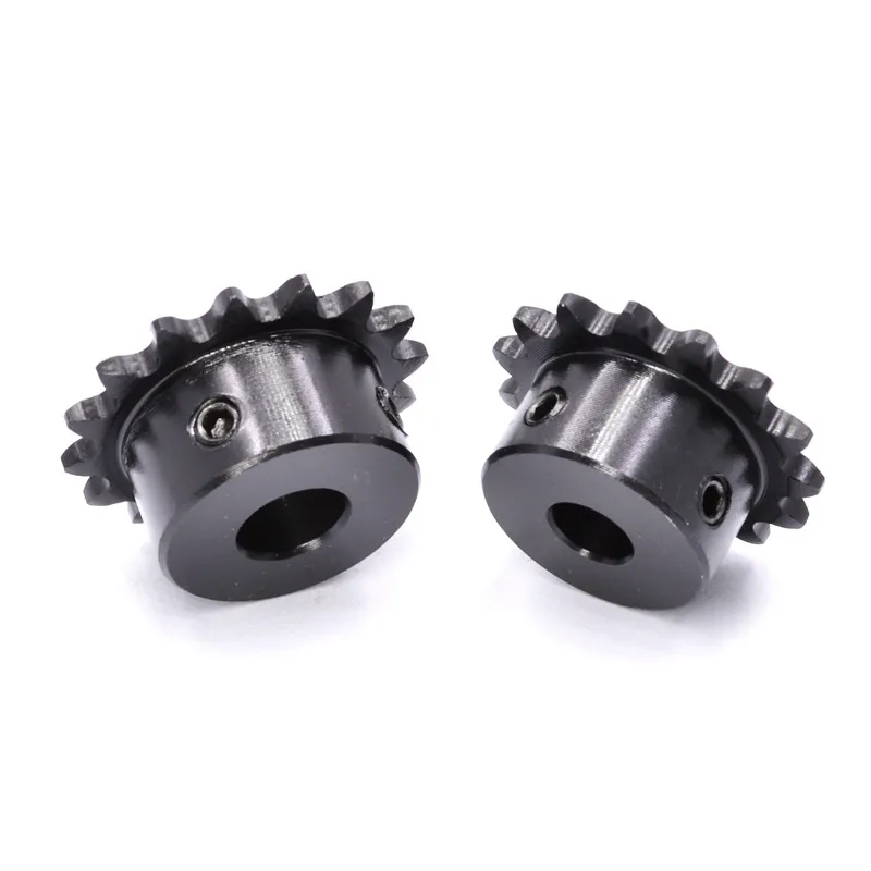 04C Industrial Sprocket 10-30 Teeth S45C Carbon Steel Sprocket 10/11/12/13/14/15/16/17 Teeth to 30 Teeth Transmission Sprocket