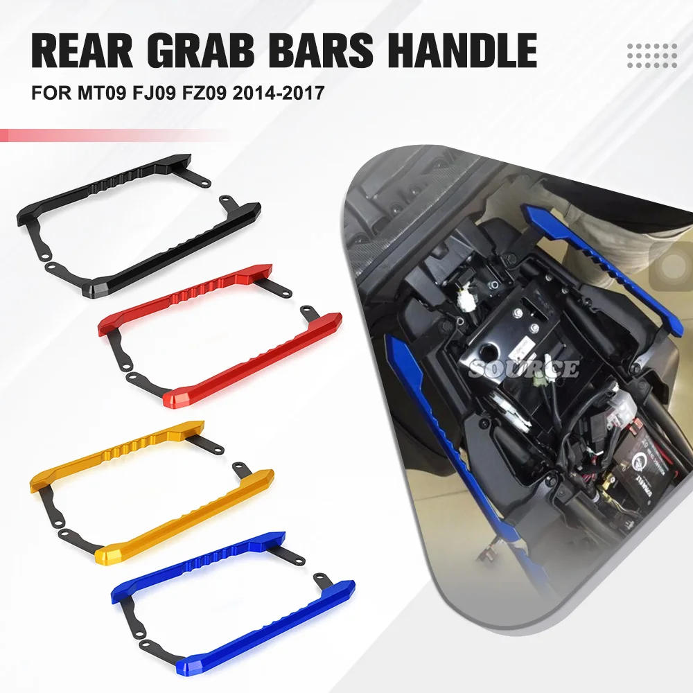 

For Yamaha MT09 MT-09 Rear Grab Bars FZ-09 FZ MT 09 2014-2019 2018 2017 2016 2015 Rear Seat Pillion Passenger Grab Rail Handle