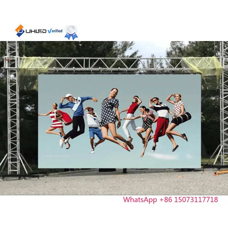 Pannello video da parete con display a LED per interni ed esterni da 500 * 500 mm per concerti sul palco e schermo LED ad alta visibilità per noleggio