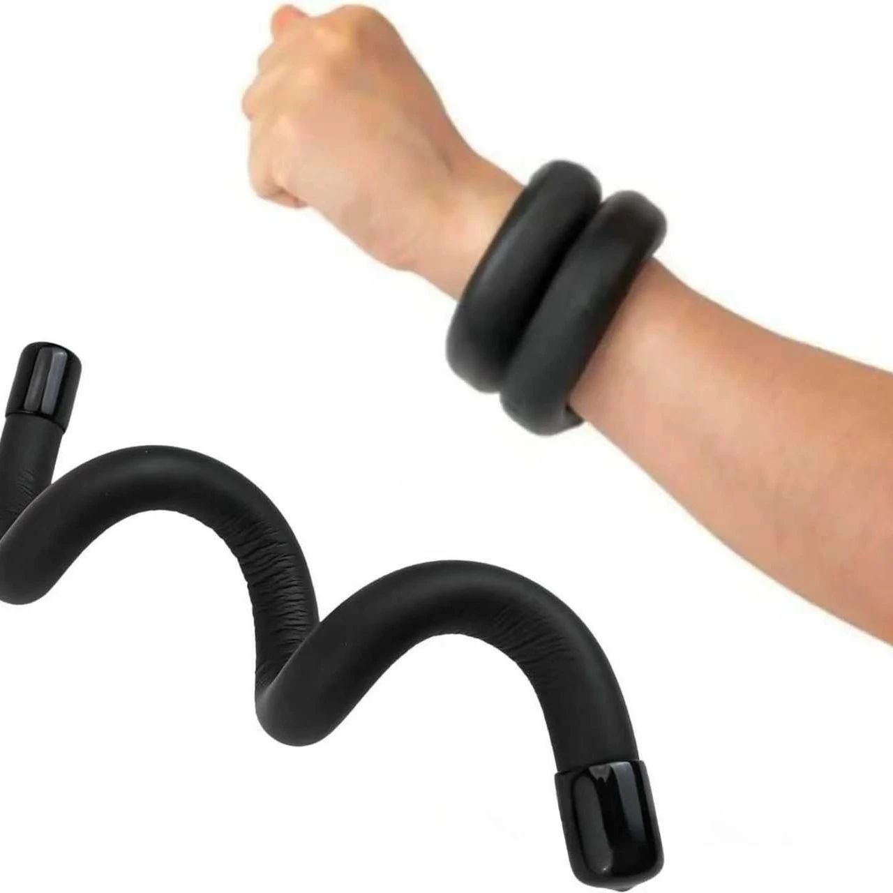 Adjustable Wearable Weight Bracelet with Soft Iron Weights; Wrist and Ankle Straps; Suitable for Fitness Training and Swimming