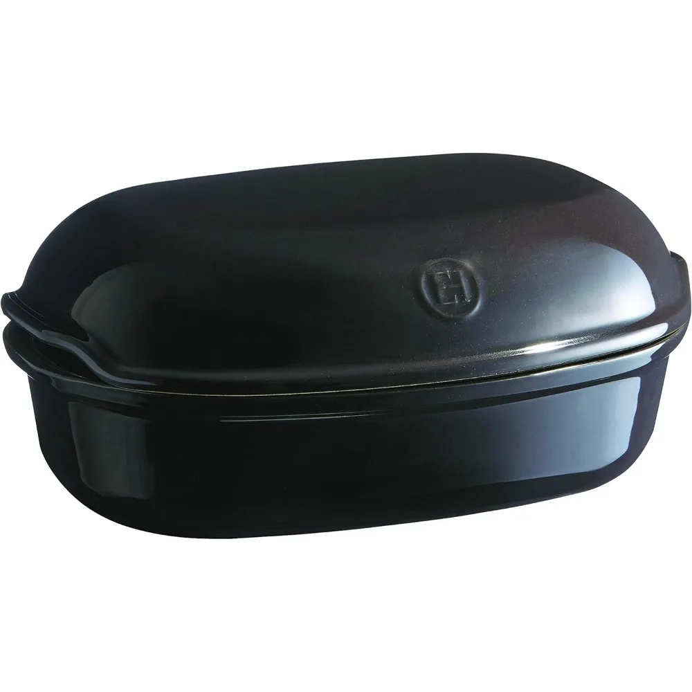 

Emile Henry Handcrafted Bread Maker in Charcoal Color