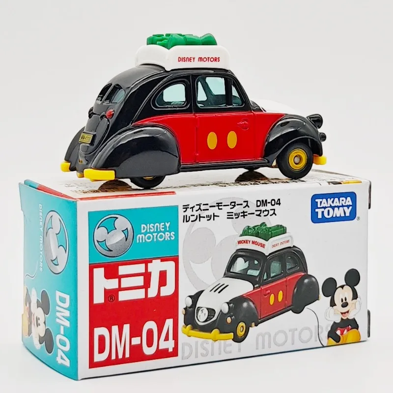 TAKARA TOMY Tomica DISNEY MOTORS DM-04 Mickey Station Wagon Legering Speelgoed Motorvoertuig Diecast Metaal Model Geschenken
