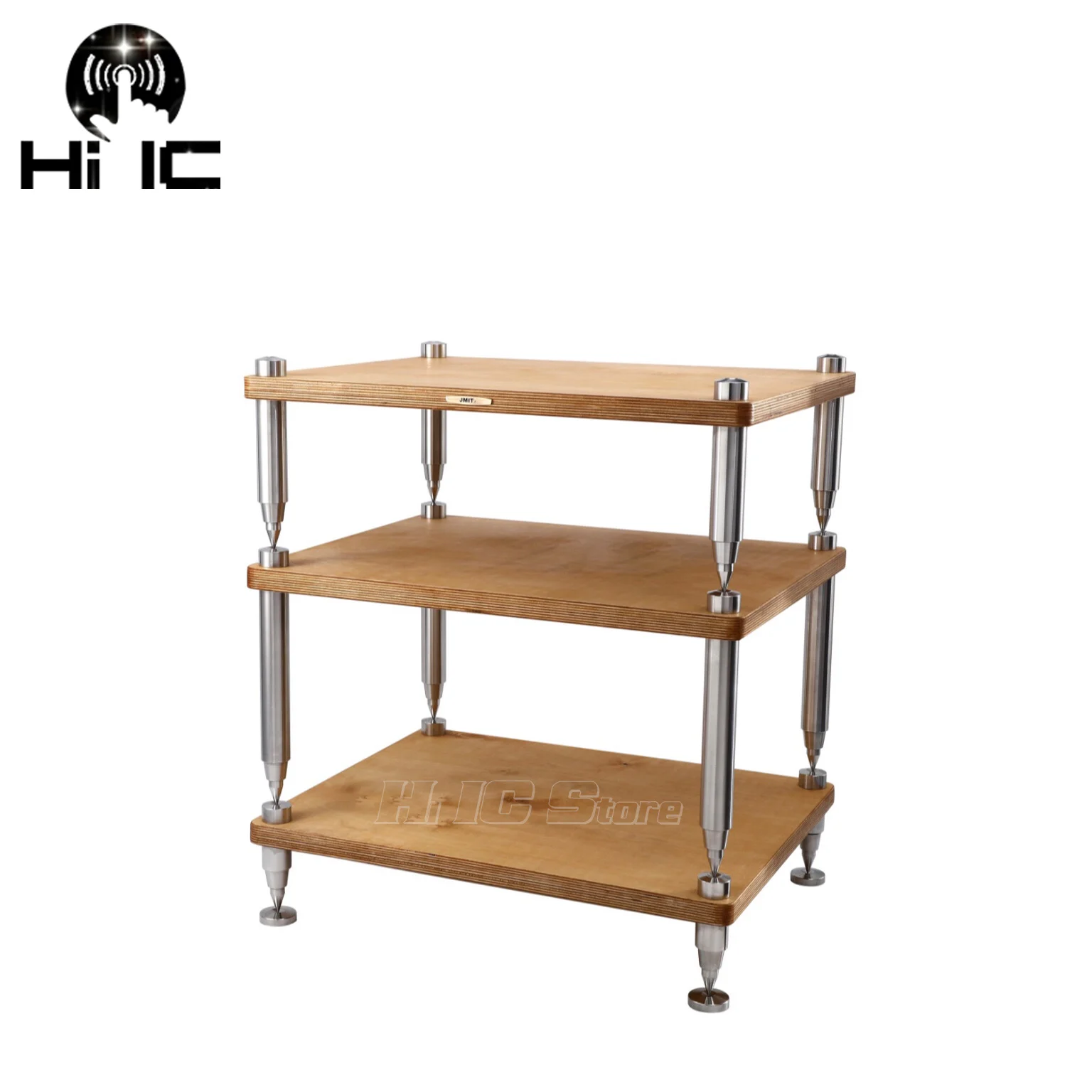 

3 Layers Birch HiFi Audio Racks CD Player DAC Amplifier Cabinet Rack Shock Absorber Shelf Isolation Feet Spikes Support