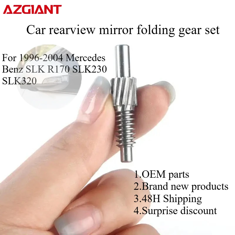 

Outdoor car Power folding rearview mirror New Gear For Benz SLK R170 SLK230 SLK320 1996-2004 Auto Replacement Parts repair Kit