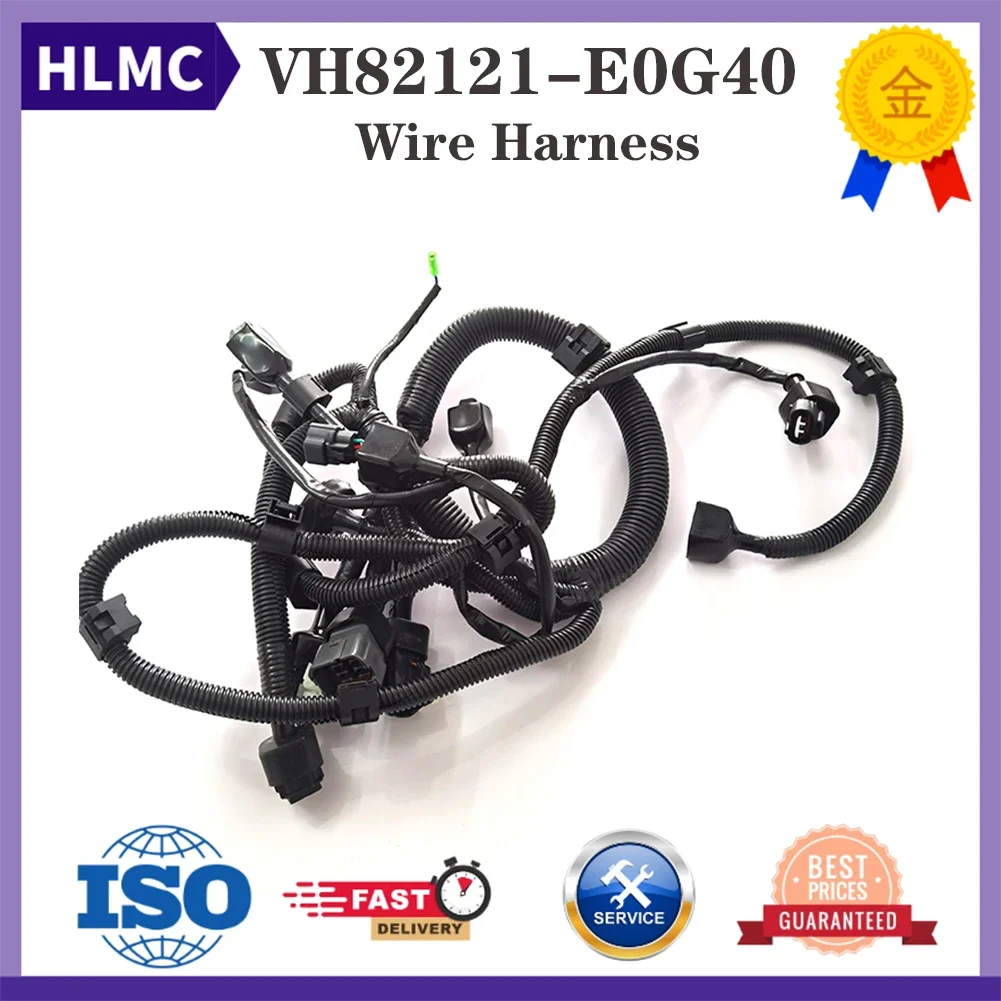 Excavator Parts SK200-8 SK210-8 SK250-8 SK260-8 J05E Engine Wiring Harness VH82121-E0G40 VH82121E0G40 82121-E0G40