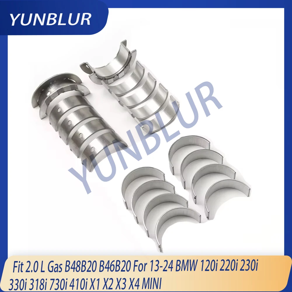 

STD Engine Main & Con-Rod Bearing Set Fit 2.0 L Gas B48B20 B46B20 For 13-24 BMW 120i 220i 230i 330i 318i 730i X1 X2 X3 X4 MINI