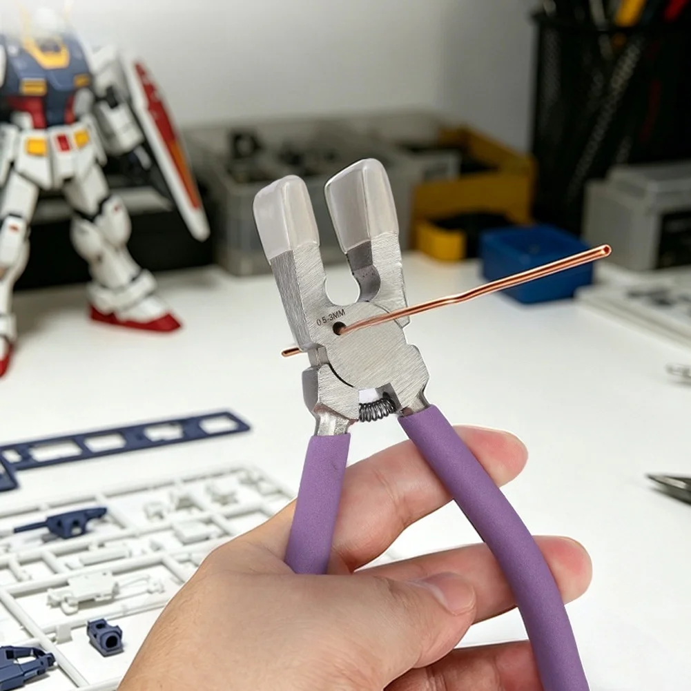 For Miniature Assembly Pliers with Precision Flat Jaws Rubber Lined Tips and Reliable Spring Return for Consistent Performance