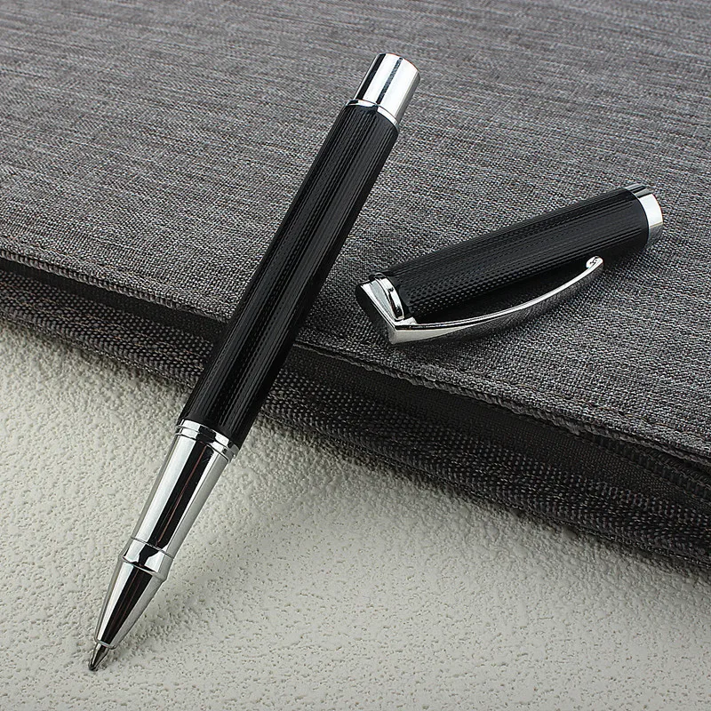 Classic Luxury Rollerball Pens, Stainless Steel Roller Ball Pen for Men Women, School, Office, Executive, Business