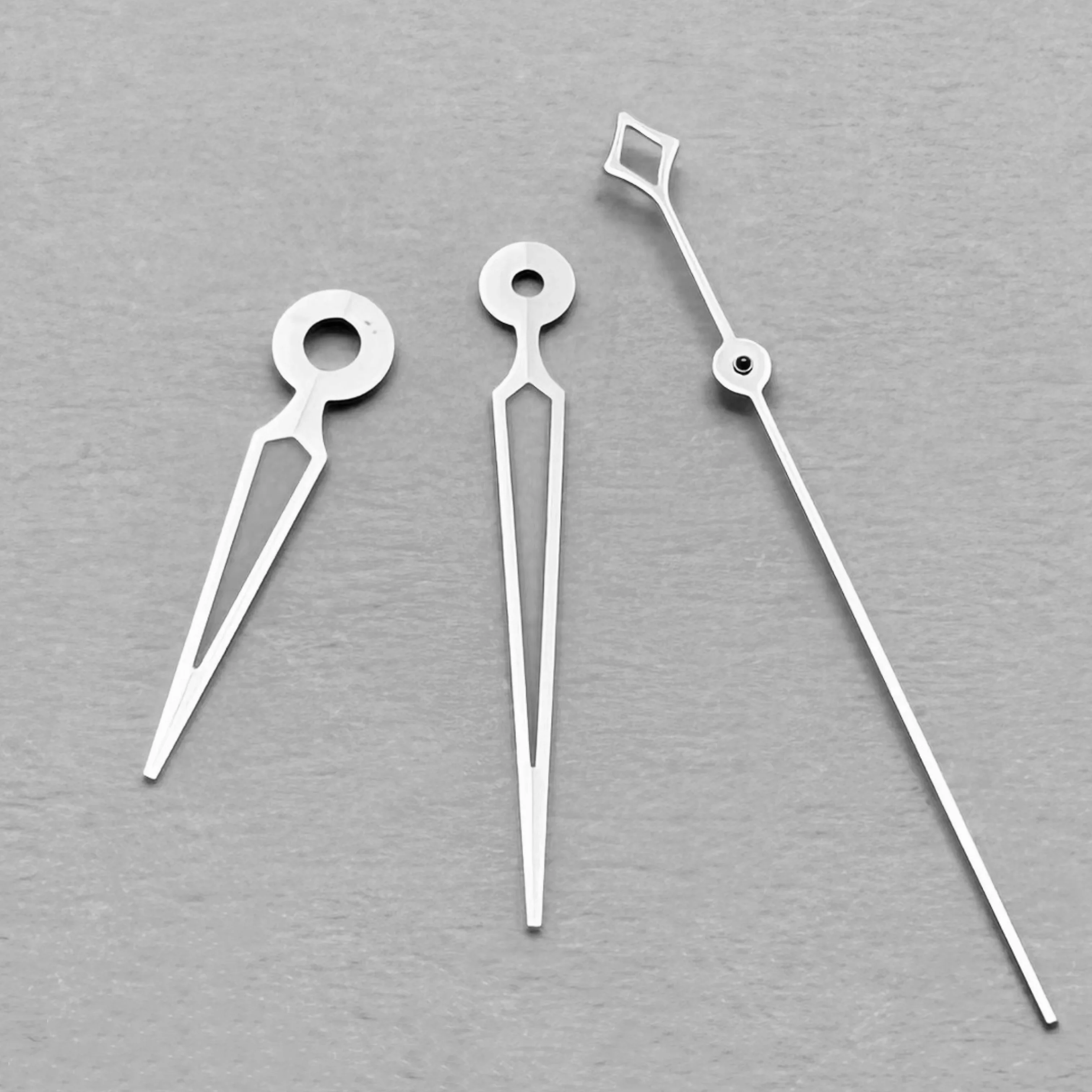 VH31 Sweeping Quartz Silver Watch Hands Green Luminous Fit VH31 Watches Movement Accessories Parts