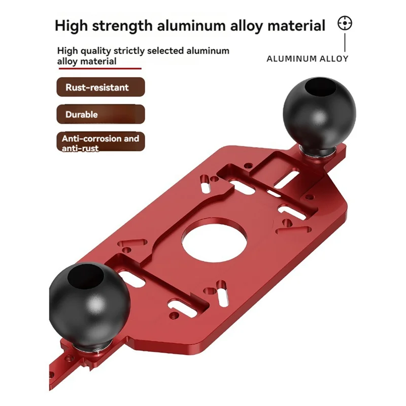 ABRN-Woodworking Trimming Machine Slotting Base Milling Circle Slotting Position Milling Groove Bracket Router Circle Jig