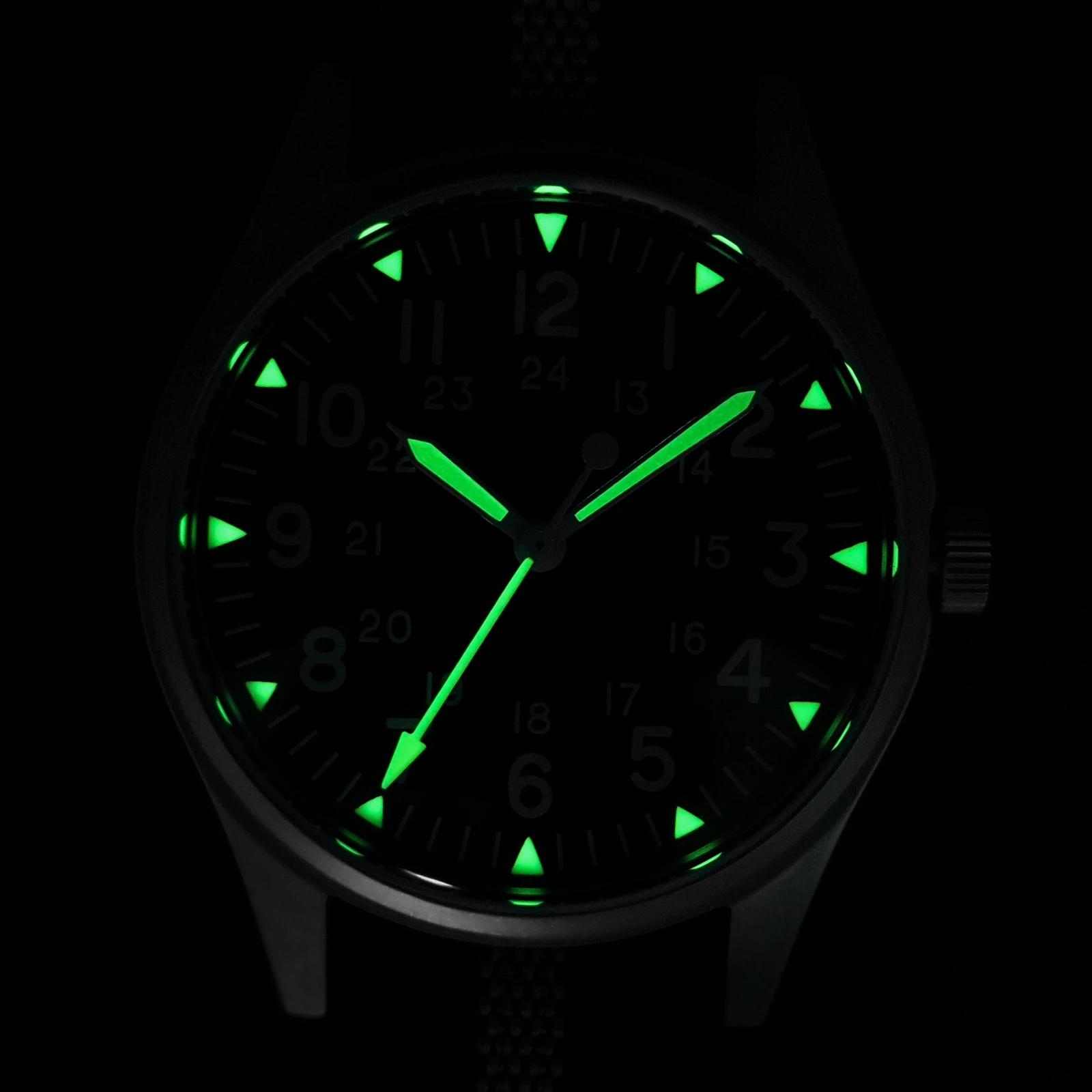 Militado ML07B 36 ミリメートルクォーツ時計ミヨタスーパー 2035 