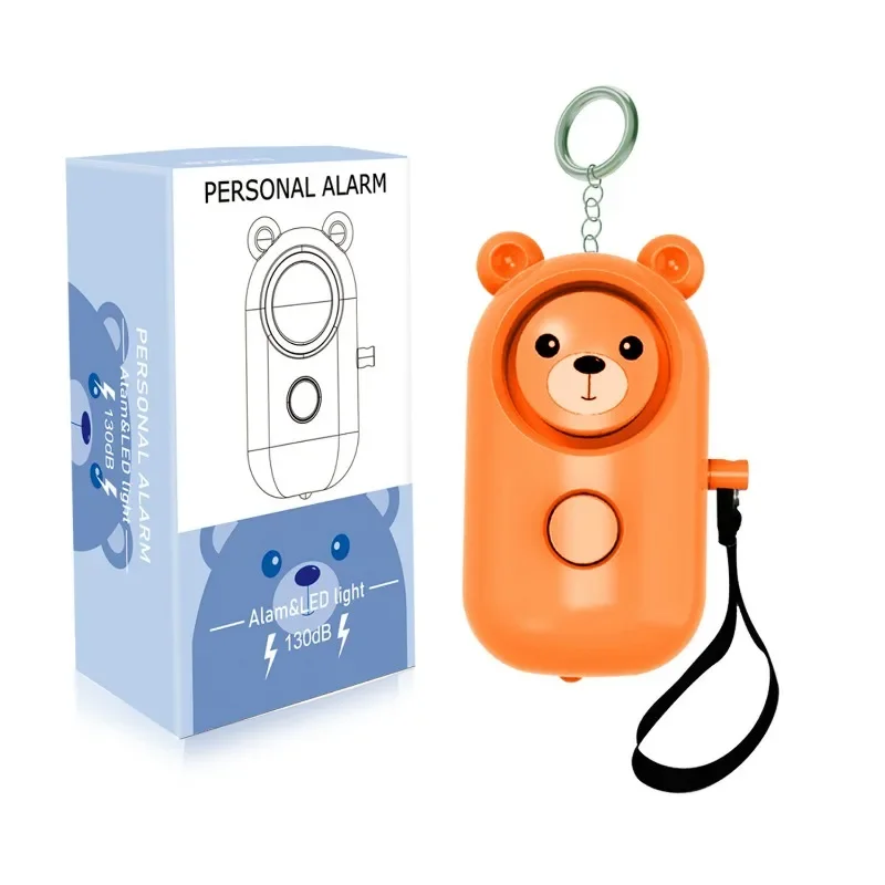 Self Defense Alarm 130dB Anti-wolf Girl Child Women Security Protect Alert Personal Safety Scream Loud Emergency Alarm Keychain