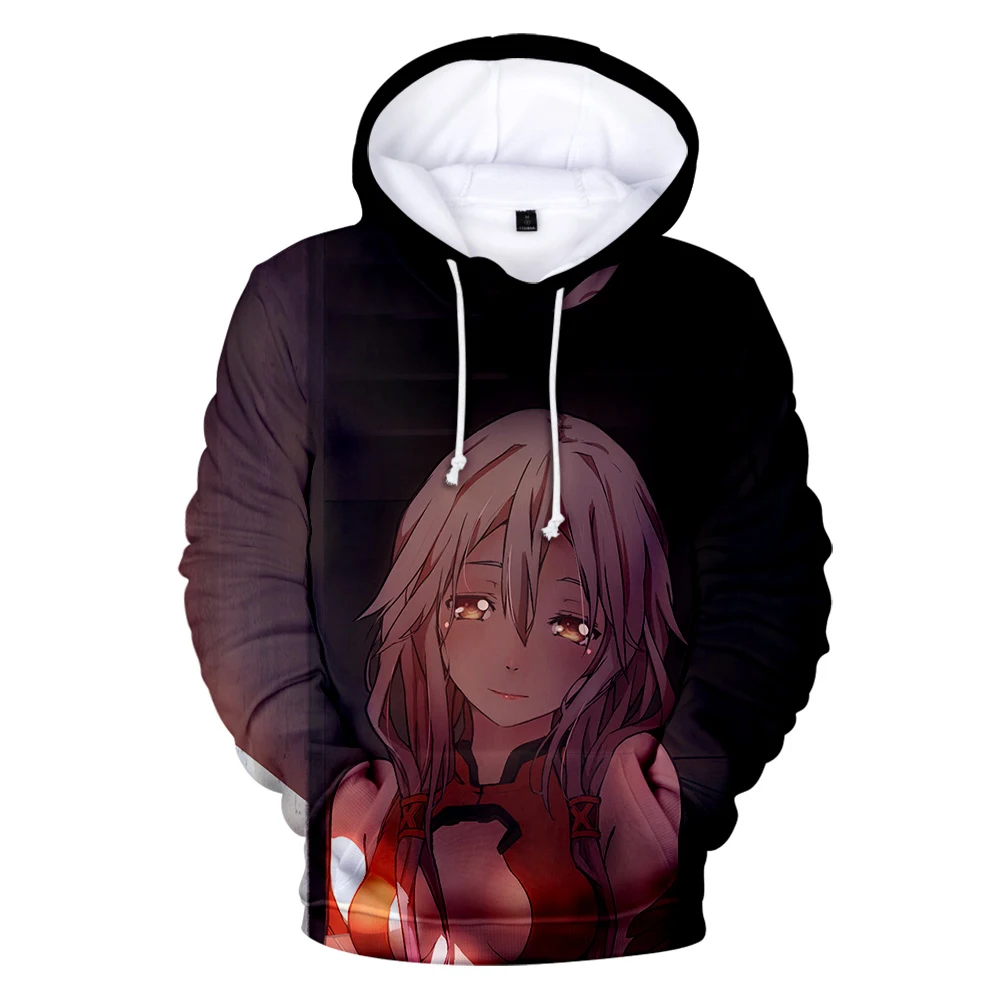 

Популярные удобные толстовки в стиле хип-хоп с 3D-принтом Guilty Crown, толстовки для мужчин/женщин, повседневные пуловеры для взрослых/детей