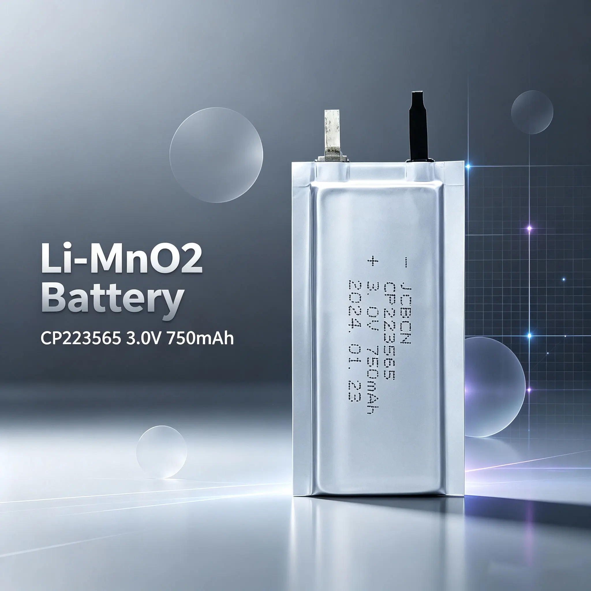 JCBCH CP223565 intelligent positioning card, access control, Bluetooth beacon, 3V Li-MnO2 Battery soft pack