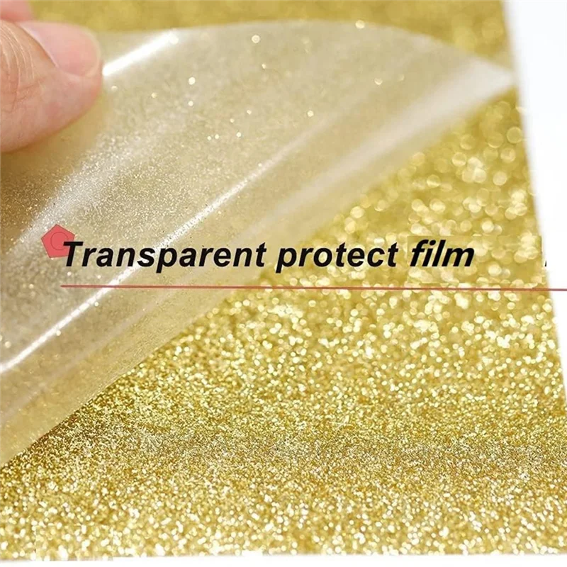 【Flash-Deal!】Glitter Vinyl Heat Transfer 3D, Metallic Heat Transfer Vinyl Sheets Iron On, Glitter Heat Transfer HTV Vinyl