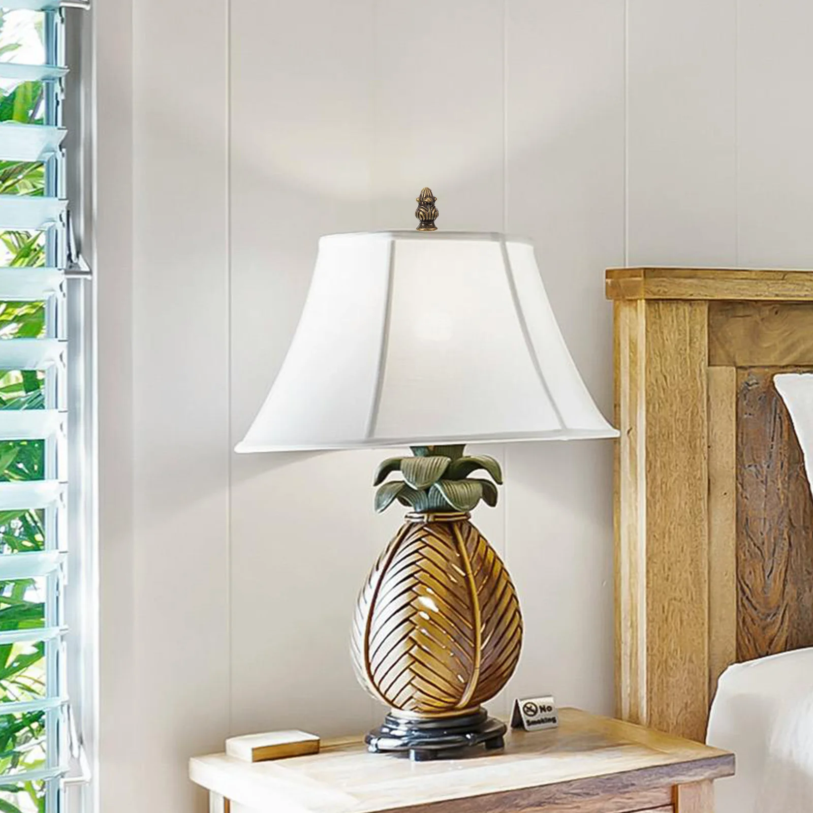 

Elegant Lamp Finial Decorative Metal Knob for Table Floor Lamp Light Fixture Replacement Part Chic Light Accessory Home DIY