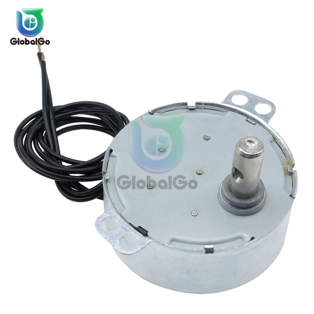 TYC-50 Stable Synchronous Motor AC 220V 50/60Hz 4W 5-6 r/min Torque 4KGF.CM CW/CCW Microwave Turntable for Electric Fan