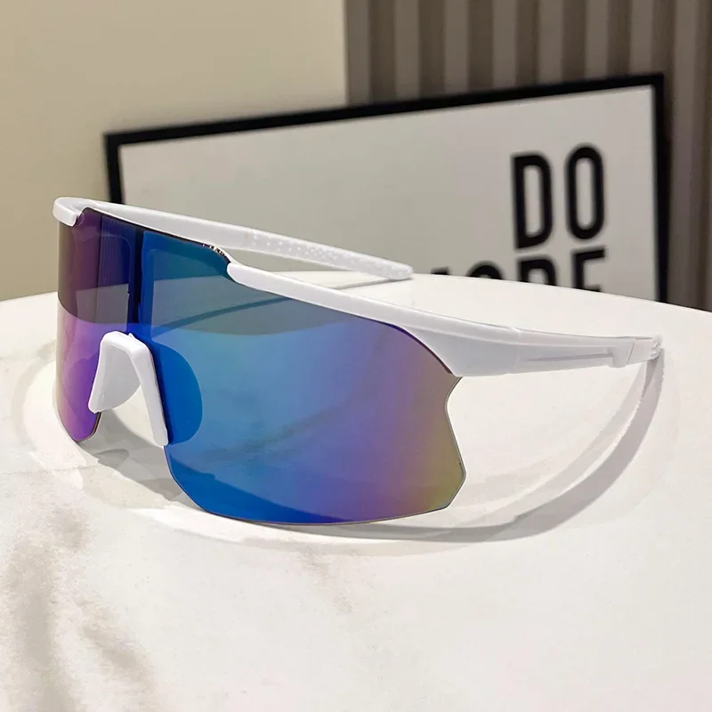 Men's Women Oversized Cycling Sunglasses Eyewear Bicycle Goggles Windproof Glasses Lens Road Riding Bike