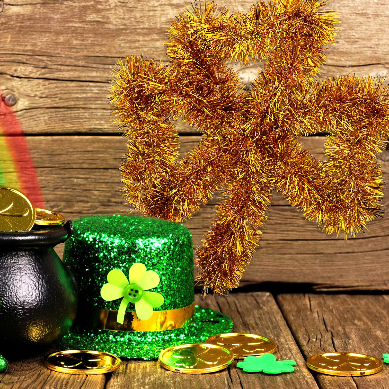 

St Patrick's Day Shamrock Hanging Ornament Decor Party Decorations Indoor Outdoor Pendant Shamrocks Design Ornament