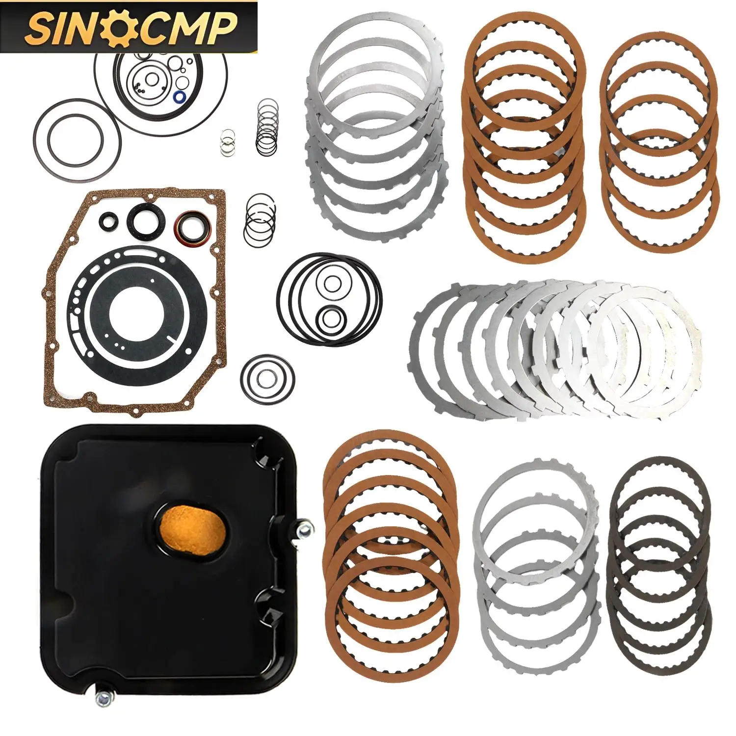 

Transmission Master Rebuild KIT For Jeep Dodge 2003-UP Gaskets Friction Steel Plates 42RLE Automobiles Parts & Accessories 1Set