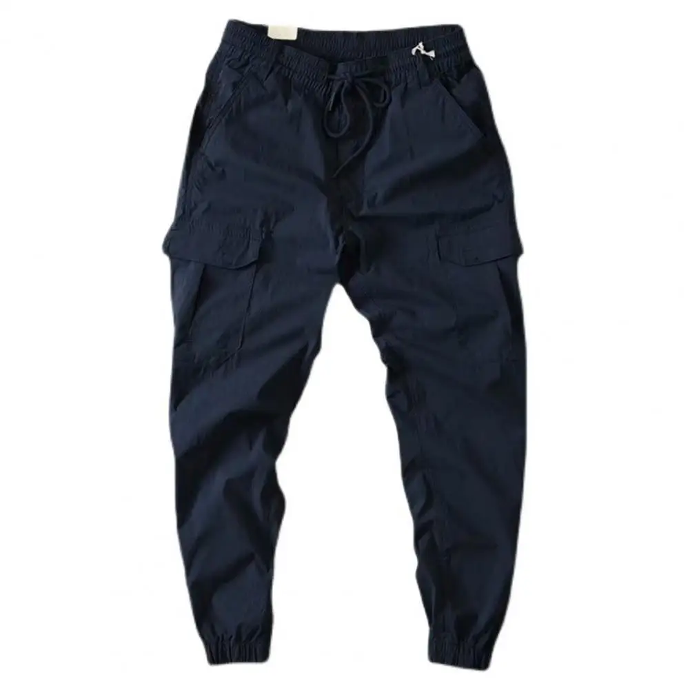 

Good Summer Trousers Long Casual Leisure Elastic Waist Ankle-banded Jogger Trousers