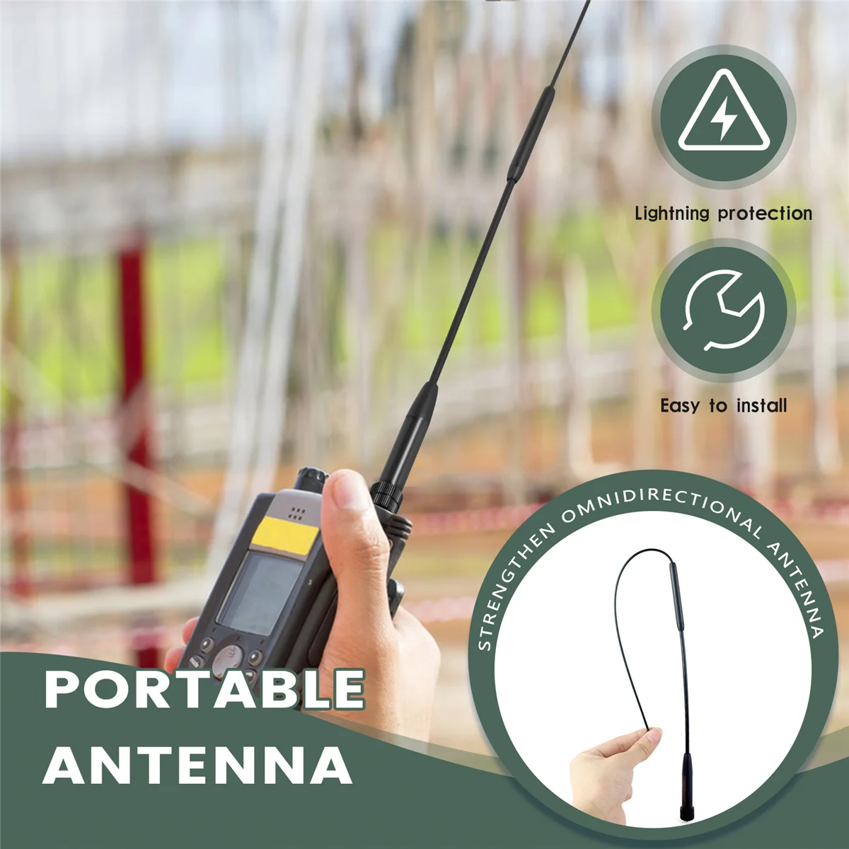 Qualitative! Antenna RH901S SMA-Female 144/430MHz Dual Band Antenna For BaoFeng UV-82 UV-5R GT-3 MarkII UV-5RE Plus BF-F8 RT-5R