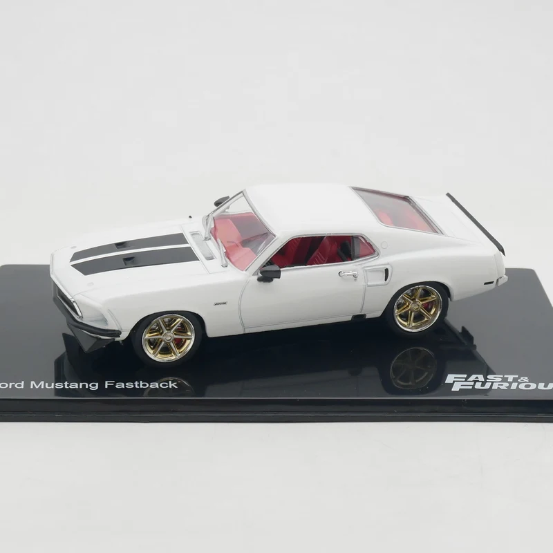 دييكاست IXO 1:43 مقياس فورد موستانج Fastback فيلم سيارة سبيكة سيارة نموذج تحصيل لعبة هدية تذكارية عرض حلية