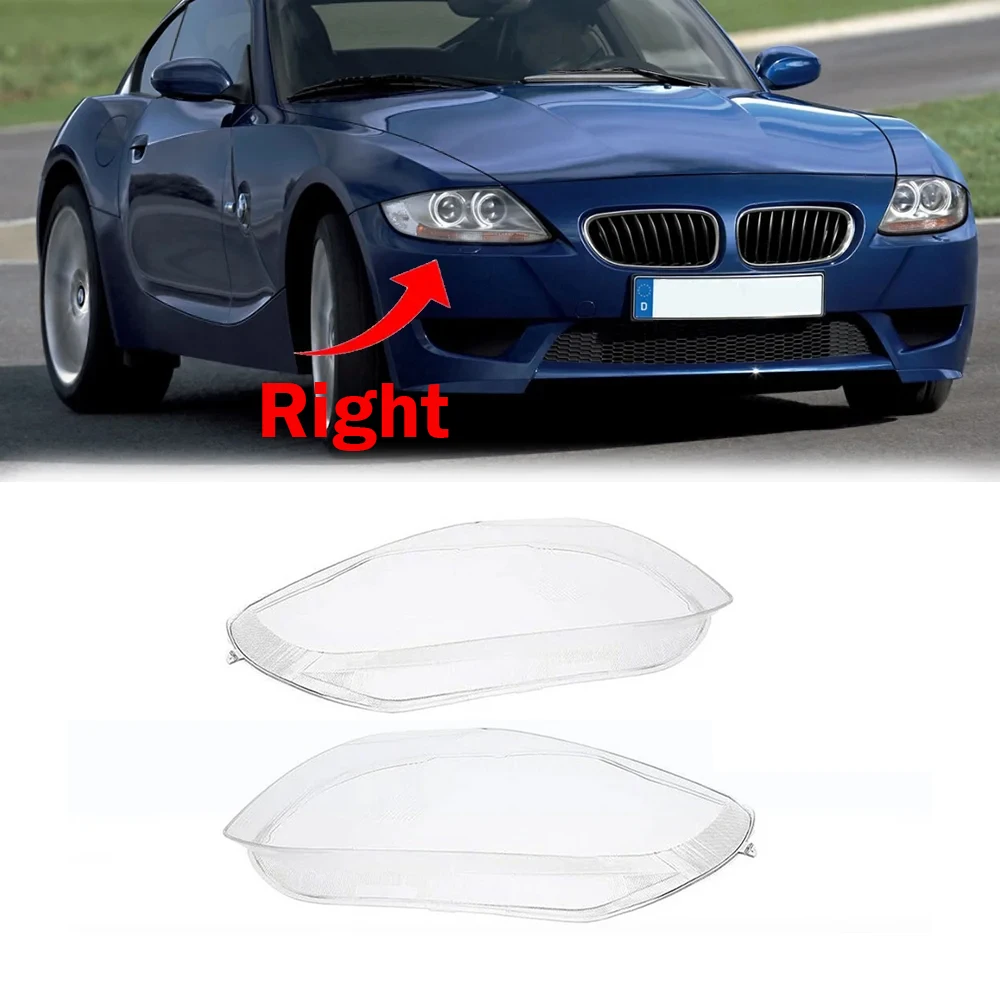 E85 Car Headlight Cover Left Right Head Light Lamp Transparent Lampshade Shell Lens Glass For BMW Z4 E85 2003-2008 Accessories