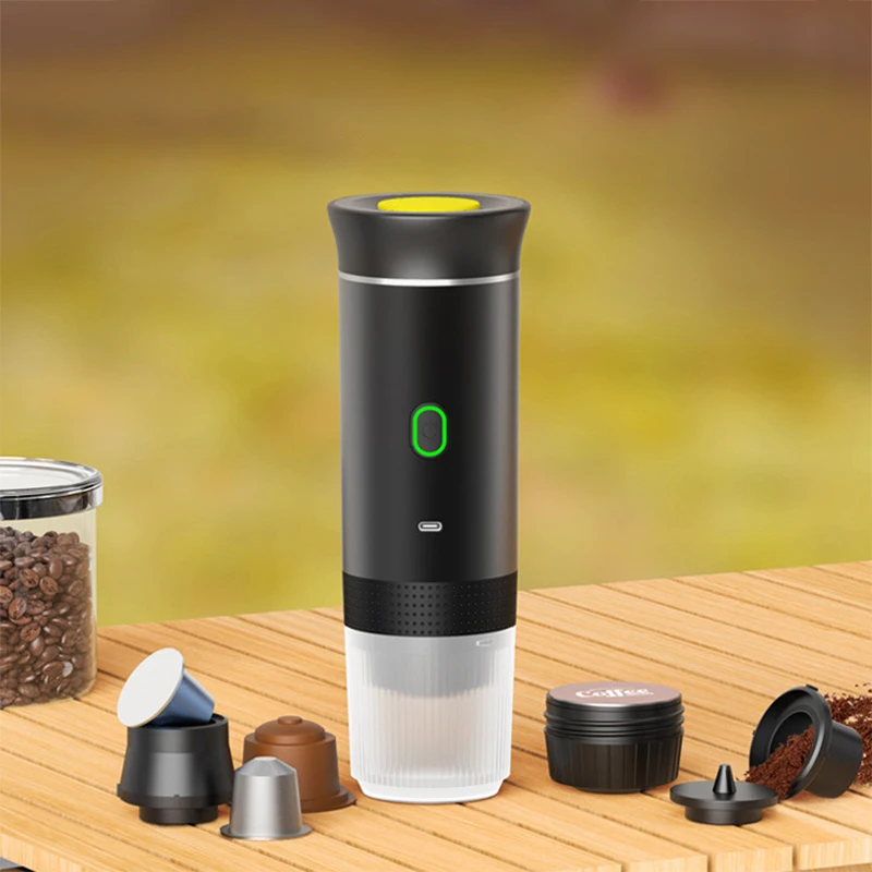 Electric Capsule Ground Coffee Brewer Portable Coffee Maker Machine Coffee Powder 3in1 Capsule Coffee Maker For Travel Office