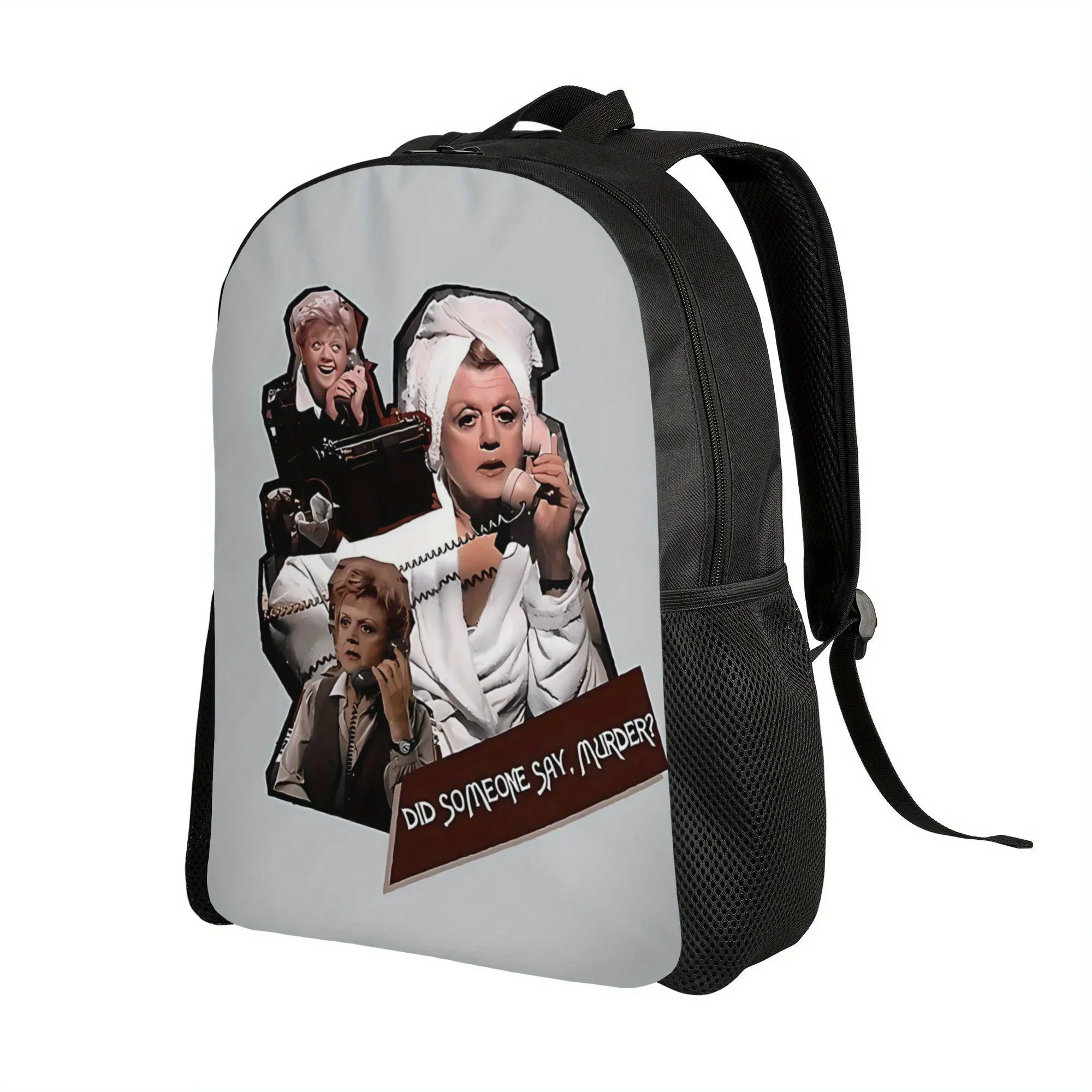 Custom Bag Female Writers And Murders High-Capacity Backpack Fashionable And Versatile For Casual Sports Travel