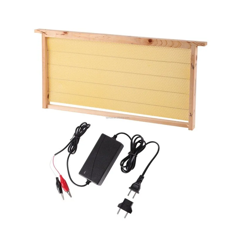 

RMWIN-For Beehive Electric Embedder Heating Device 60W Wax Foundation Wire Embedder For Bee Keeper Tool EU Plug