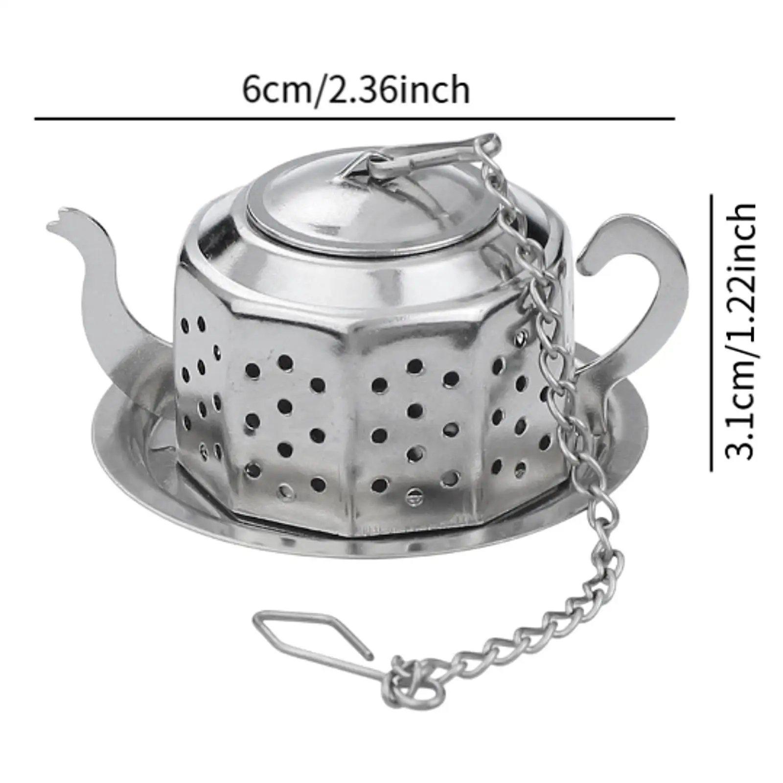 Infusor de té, colador de té reutilizable de malla fina para el hogar, oficina, salón de té