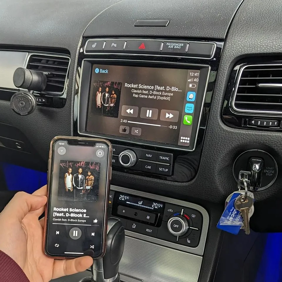 

Автомобильный декодер Apple CarPlay Android для Volkswagen VW Touareg RNS850 2010-2017, автомобильный интерфейс с поддержкой Mirror-Link Car Play Airplay