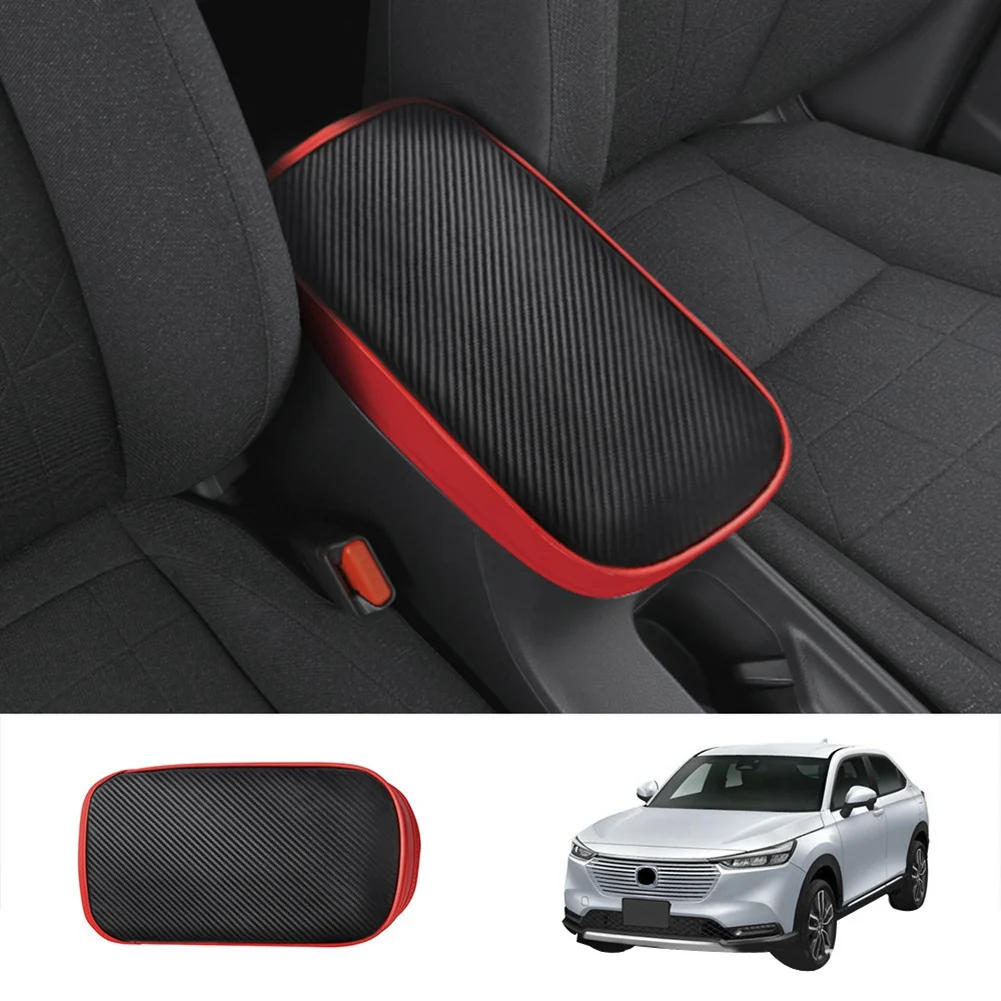 Car Center Console Lid Armrest Box Leather Protective Cover Cushion Pad for Honda HRV HR-V Vezel 2021 2022