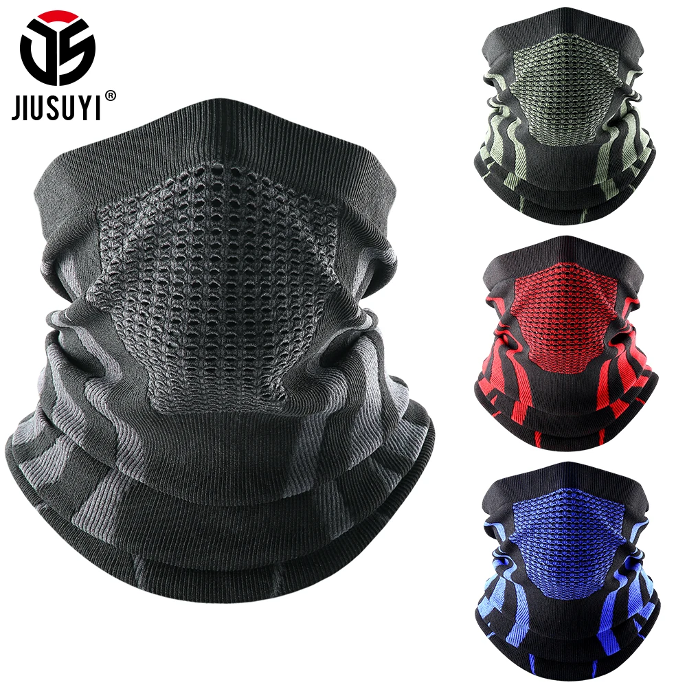 Inverno verão pescoço gaiter malha tubo cachecol capa esqui snowmobile equitação caminhadas pesca bandana mais quente máscara facial à prova de vento