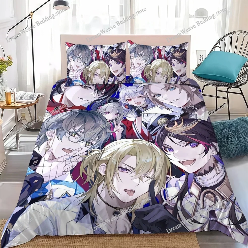 

L-Luxiem Fashion Duvet Cover Set Home Style Bedding Soft Laundry Cotton Bed Student Dormitory Gift