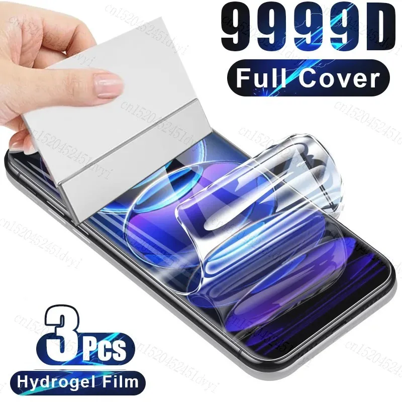 3Pcs Hydrogel Film For Cubot KingKong Power 9 6 5 7 Mini 2 Pro Mini3 Max 3 Pocket P80 X70 P60 X50 Screen Protector Cover Film