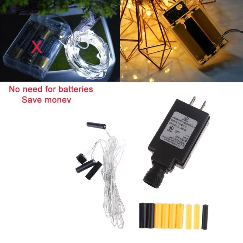 F62C Never run out of power with 2AA+1AAA Battery Canceller Power Supply Adapters