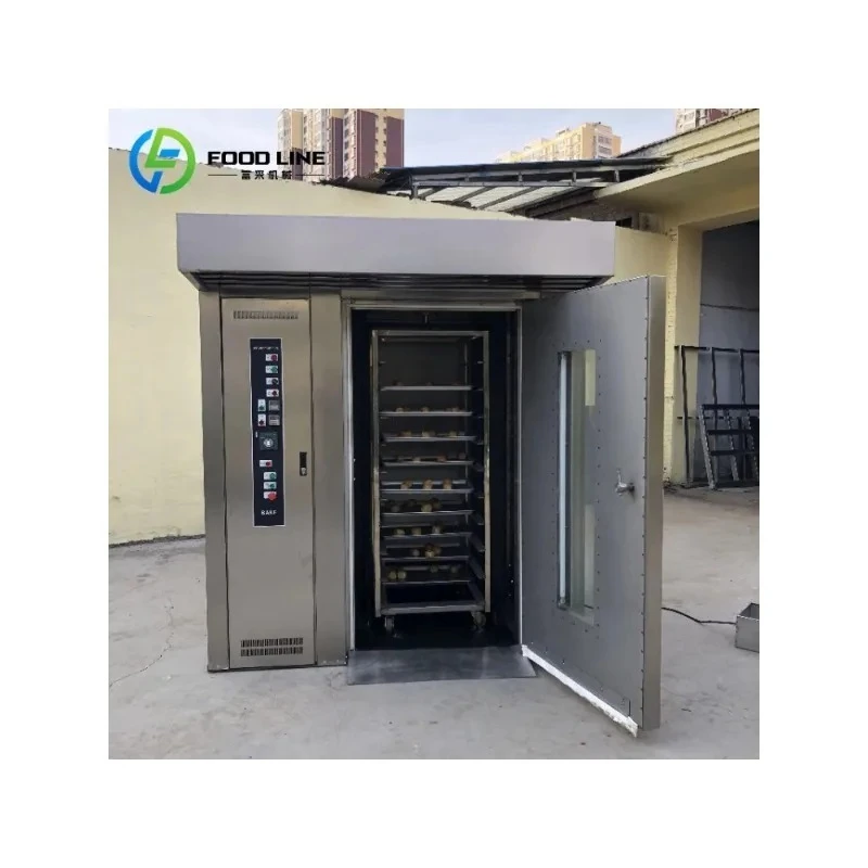 FL Industrial Bread Rack Oven 16/ 32/64 Trays Rotary Oven Gas/electric/diesel  Commercial Rotating Bakery Oven Machine  Custom
