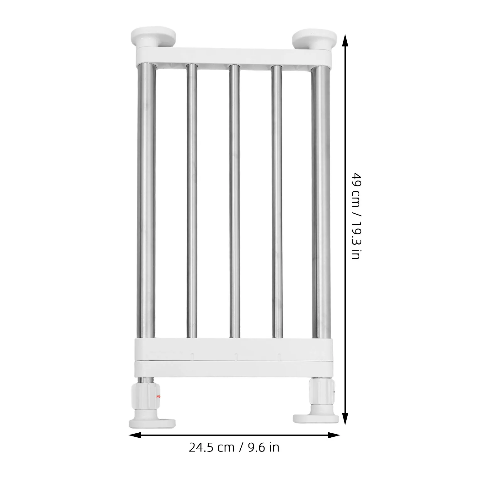 Expandable Closet Tension Shelf Rod Adjustable Closet Organizer Heavy Duty Tension Rod Wardrobe Shelf Divider Extendable Shelves