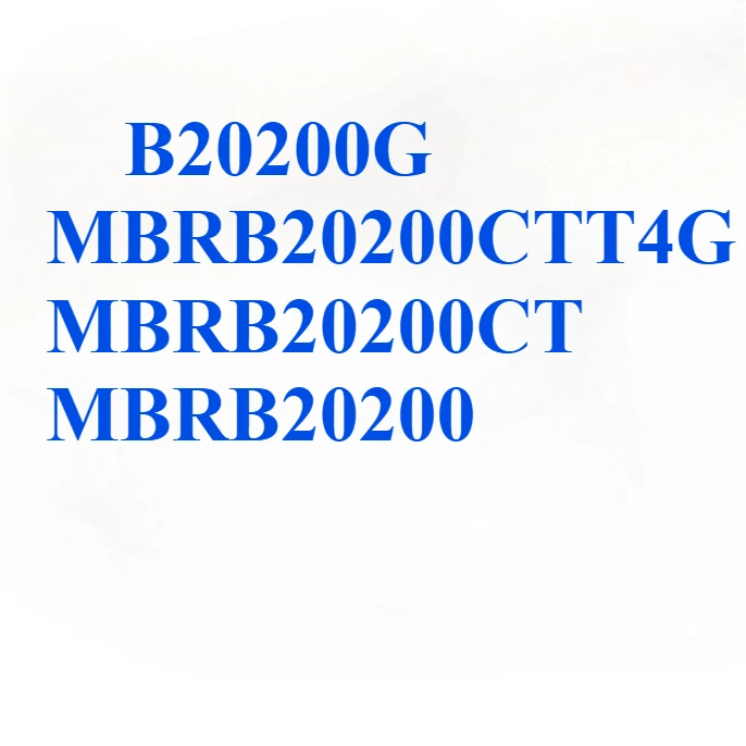 B20200G MBRB20200CTT4G MBRB20200CT MBRB20200 asli