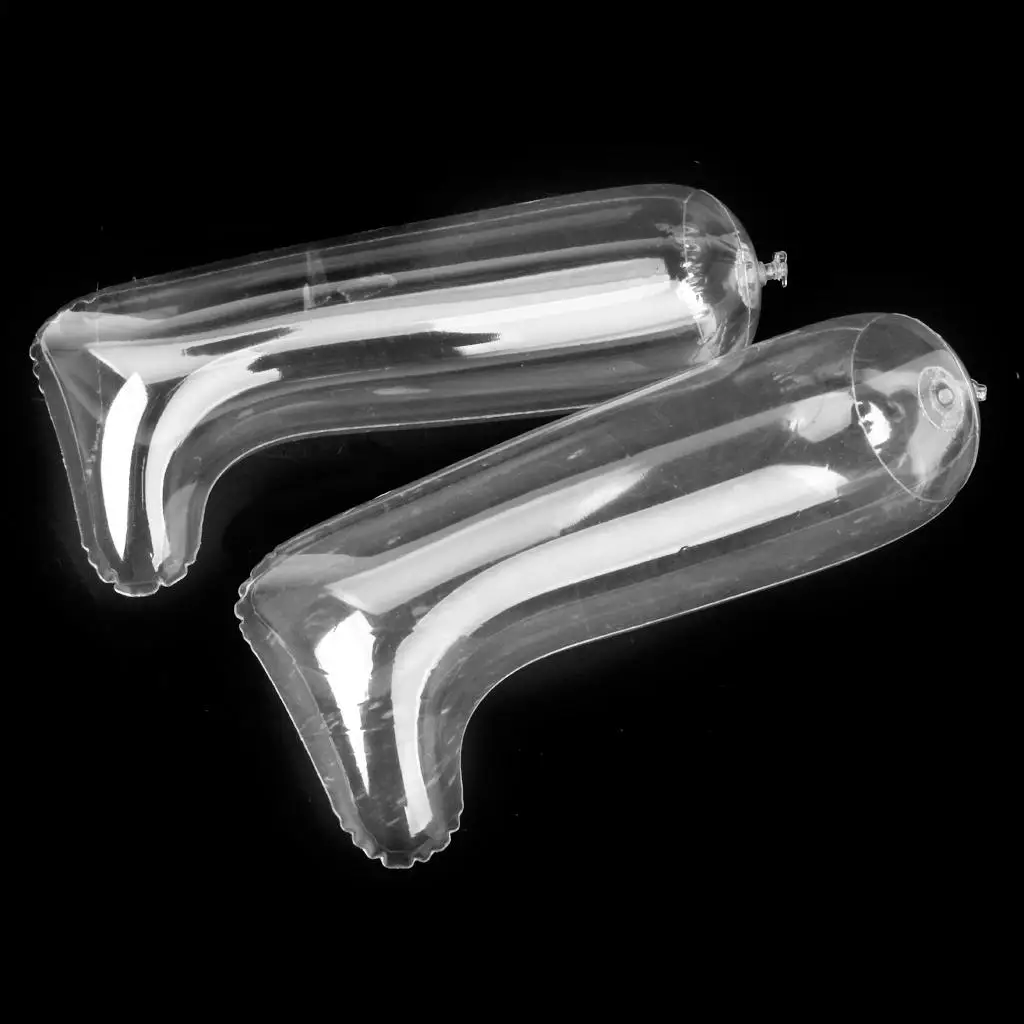 Pair Inflatable Shoes Stretcher Boots Inserts Shaper Plastic Stand Support