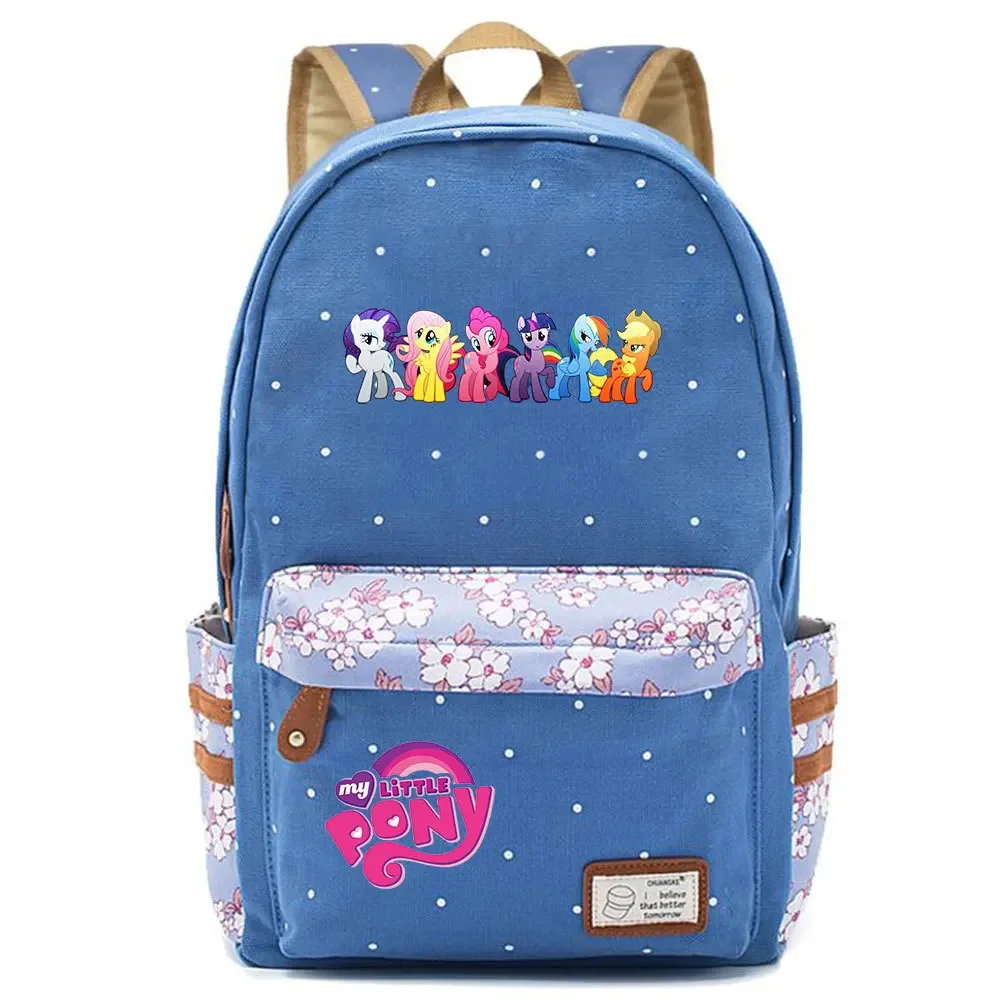 Little Pony Unicorn  Backpack Schoolbag Travel Notebook Bag Gift for Kids Students