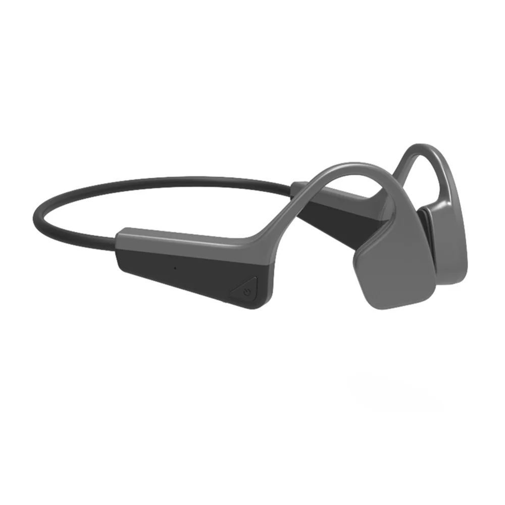 Bone Conduction Bluetooth Headset Wireless Sports Bluetooth 5.0 Stereo Bone Waterproof Sensing Headset with Microphone