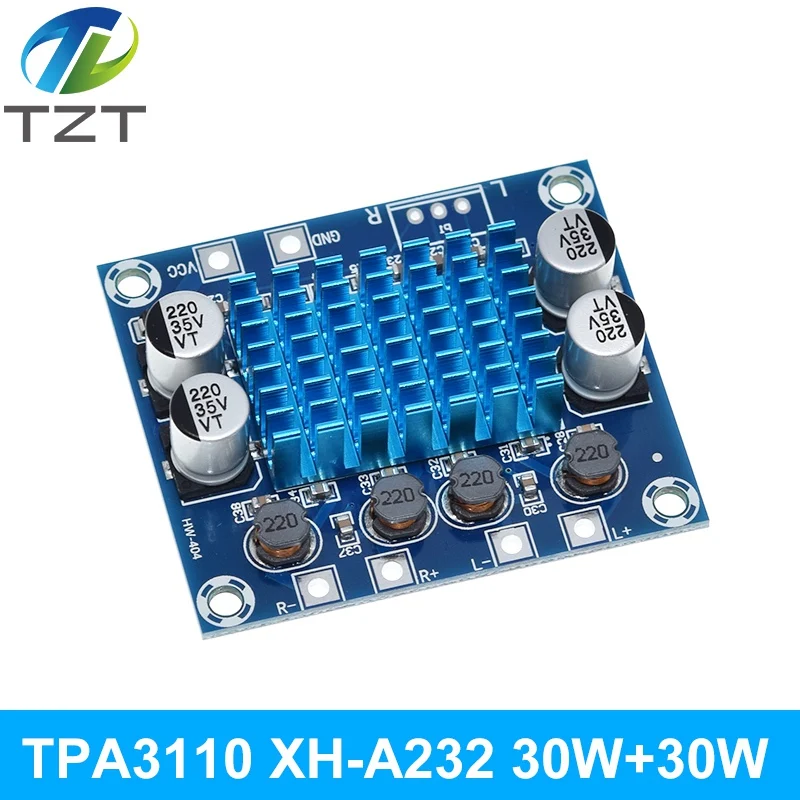 Bluetooth 4.2 TPA3110 15W / 30W X 2 Dual Channel Digital Stereo Audio Power Amplifier Board Module Car For USB Portable Speake image 6