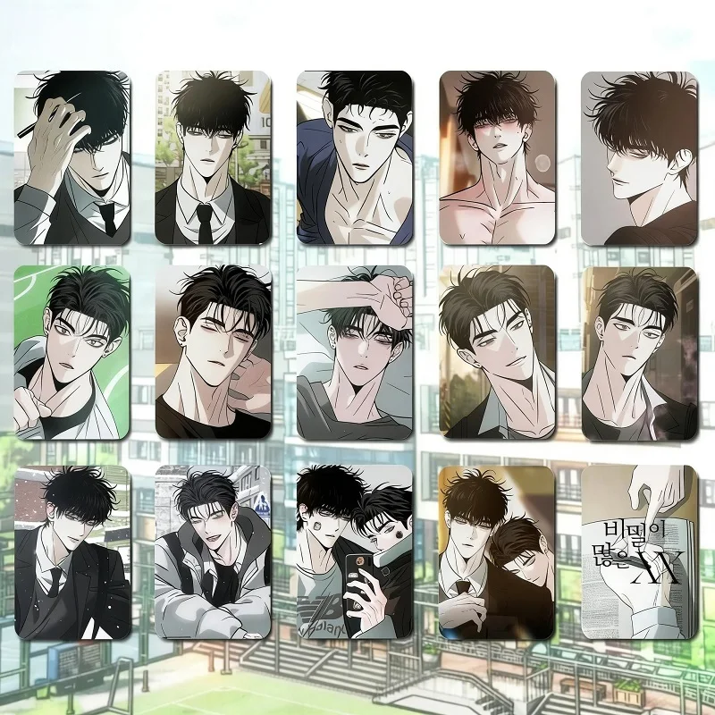 

Набор из 14 фотокарточек Lomo по манхве "Много секретов XX" (BL, корейский комикс), HD-фотокарточки для коллекции, подарок для фанатов