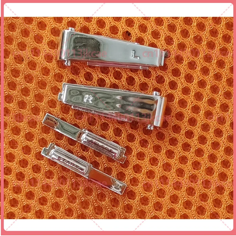 Electroplated Silver L R Shoulder Buttons For Gameboy Micro GBM Full Trigger Repair Buttons Set